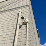 いたずら対策、名古屋市北区、敷地を監視する監視カメラ設置工事が完了。