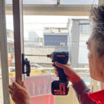 防犯対策、名古屋市西区、窓・玄関・カメラ・インターホンなどトータルな対策工事が完了。