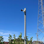 防犯対策、愛知県稲沢市、事務所への防犯カメラ設置工事。