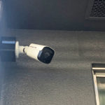 防犯対策、名古屋市港区、500万画素赤外線LEDカメラの設置工事。