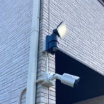 防犯対策、名古屋市天白区、防犯カメラ・人感センサーライト設置工事。