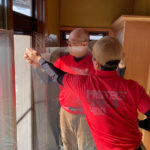 防犯リフォーム、愛知県小牧市、窓の防犯力を高めるため防犯フィルム・防犯窓鍵をセットで施工。